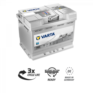 Μπαταρία VARTA Silver Dynamic D52, 12V 60Ah 680EN Δεξιά - Κλειστού Τύπου  