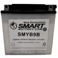 Μπαταρία ΜΟΤΟ SMART SMYB9-B  12V - 9AH, Αριστερή (YB9-B)