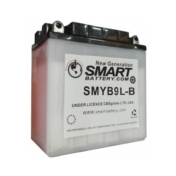 Μπαταρία ΜΟΤΟ SMART SMYB9L-B  12V - 9AH, Δεξιά (YB9L-B)